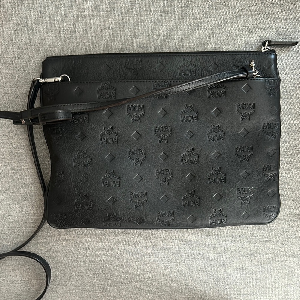 MCM Cross body bag with Monogram Pattern AUTHENTIC!!